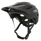 O'NEAL | Mountainbike-Helm | Enduro All-Mountain | Lüftungsöffnungen zur Belüftung & Kühlung Größenverstellsystem, Robustes ABS | Helmet Trailfinder Solid | Erwachsene | Schwarz | Größe S/M