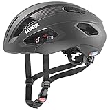 uvex rise cc - sicherer Performance-Helm für Damen und Herren - individuelle Größenanpassung - optimierte Belüftung - all black matt - 52-56 cm