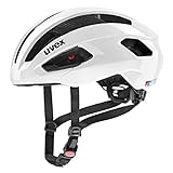 uvex rise - sicherer Performance-Helm für Damen und Herren - individuelle Größenanpassung - optimierte Belüftung - white - 52-56 cm