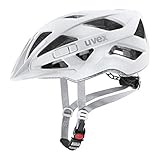 uvex touring cc - leichter Allround-Helm für Damen und Herren - individuelle Größenanpassung - erweiterbar mit LED-Licht - white matt - 52-57 cm